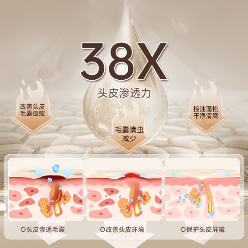 仁和匠心毛囊清洁洗发水官方旗舰店去屑止痒头皮控油蓬松洗发露