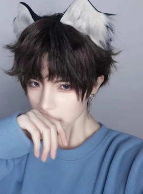 小奶狗发夹猫咪发饰可爱