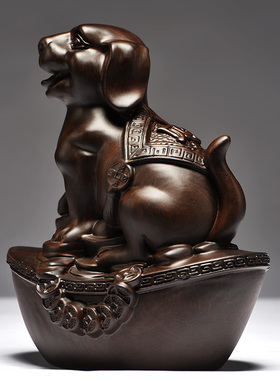 黑檀木家居客厅开业乔迁送礼摆件