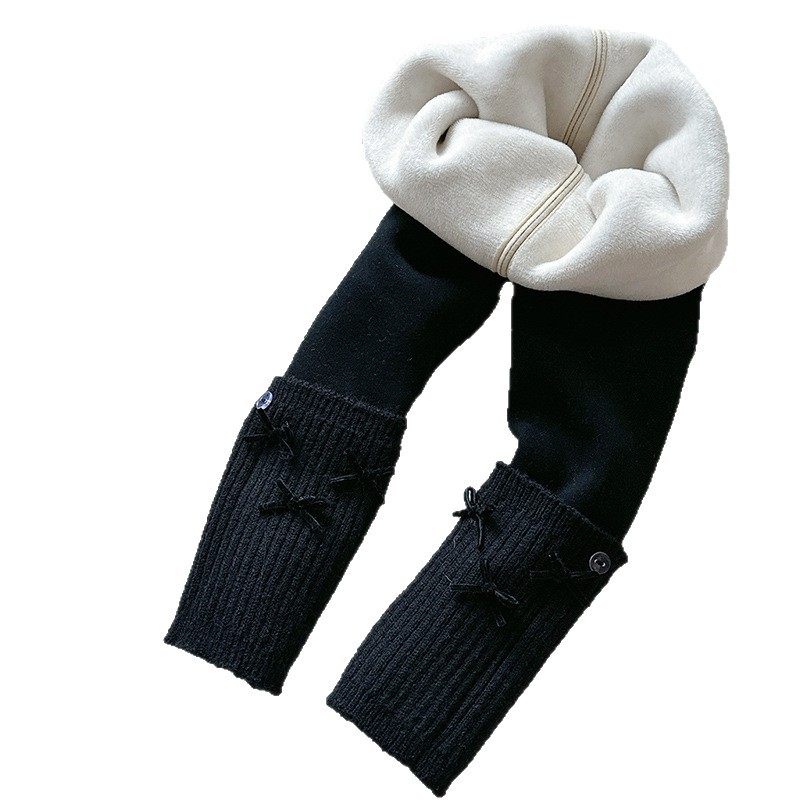 2025冬季韩版无骨保暖裤贴条缝合900克加厚打底裤女童裤百搭,淘宝优惠券,粉丝福利购,淘宝优惠卷