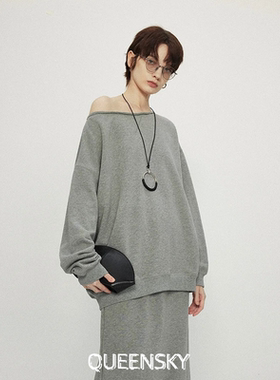 冷淡中性风男女同款O型圆圈黑绳项链高级半圈包皮质吊坠长款项链