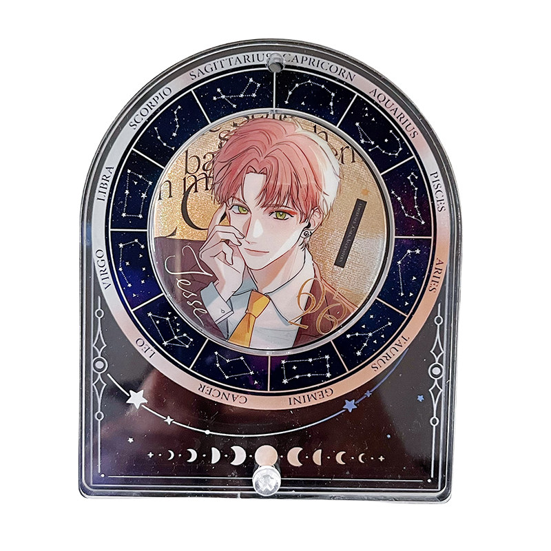 倩子酱goods十二星座谷美吧唧砖亚克力展示架谷子收纳徽章装饰框,淘宝优惠券,粉丝福利购,淘宝优惠卷