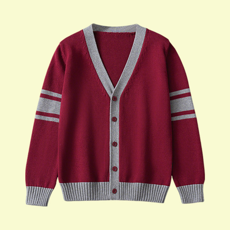 小学生校服针织衫男童春秋毛衣儿童绿色毛衫班服女童针织外套衣服,淘宝优惠券,粉丝福利购,淘宝优惠卷