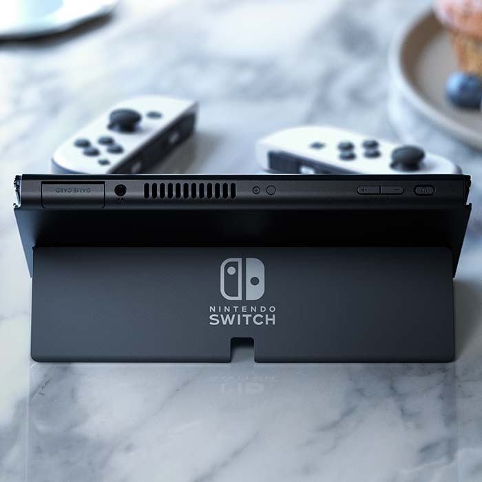 任天堂switch oled日版主机 NS续航港版塞尔达喷射朱紫限定游戏机 - 图2