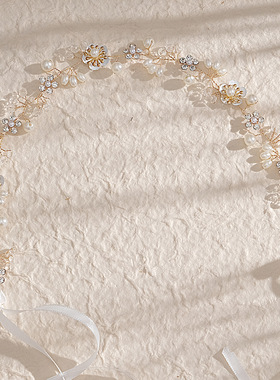 Bridal Accessories Wedding Headwear Crystal Pearl Headband