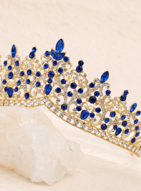 Luxury Crown Alloy Diamond Set Bridal Headpiece镶钻新娘头饰