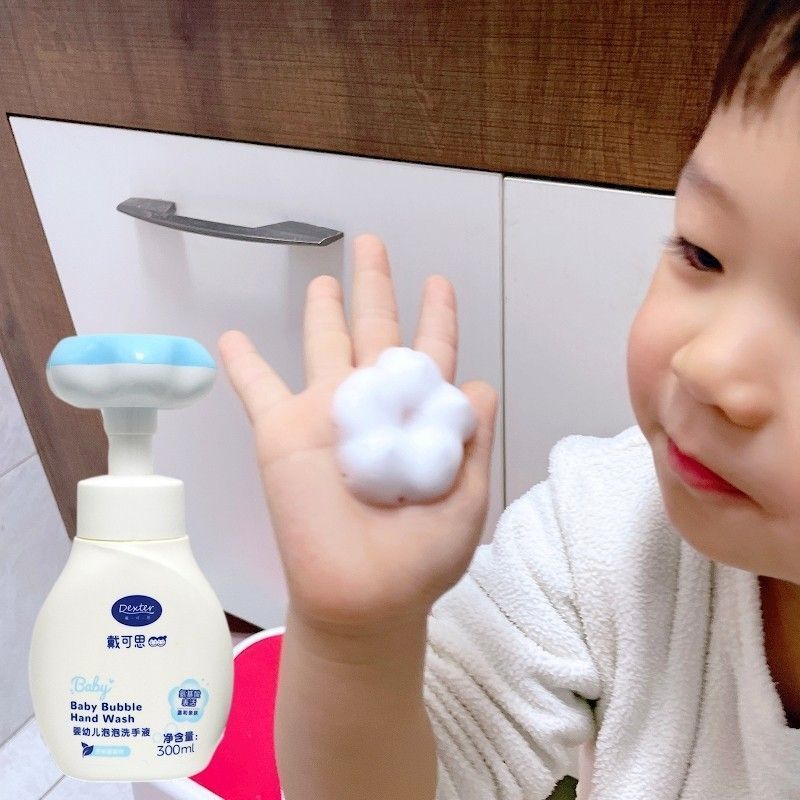 戴可思花朵洗手液泡沫型婴儿童宝宝专用温和泡泡按压瓶家用补充装 - 图0