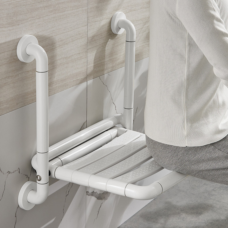 浴室折叠凳淋浴座椅墙壁挂式防滑卫生间老年人厕所老人洗澡坐凳子