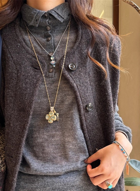 GEROCHRISTO 四叶花半宝石吊坠项坠 GRP5654/GRP5655/GRP5595