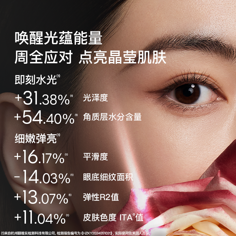 BIOLAB听研多肽玫瑰晶璨光缎精华液保湿舒缓抗皱