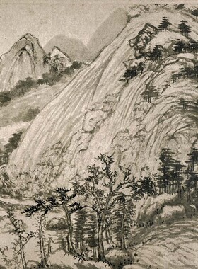 元黄公望富春山居图十大传世名画长卷山水临摹收藏高清微喷画心