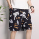 Men's five-point pants, cotton artificial cotton pants, beach pants, home furnishings, fat and large pajama pants, cool shorts pockets