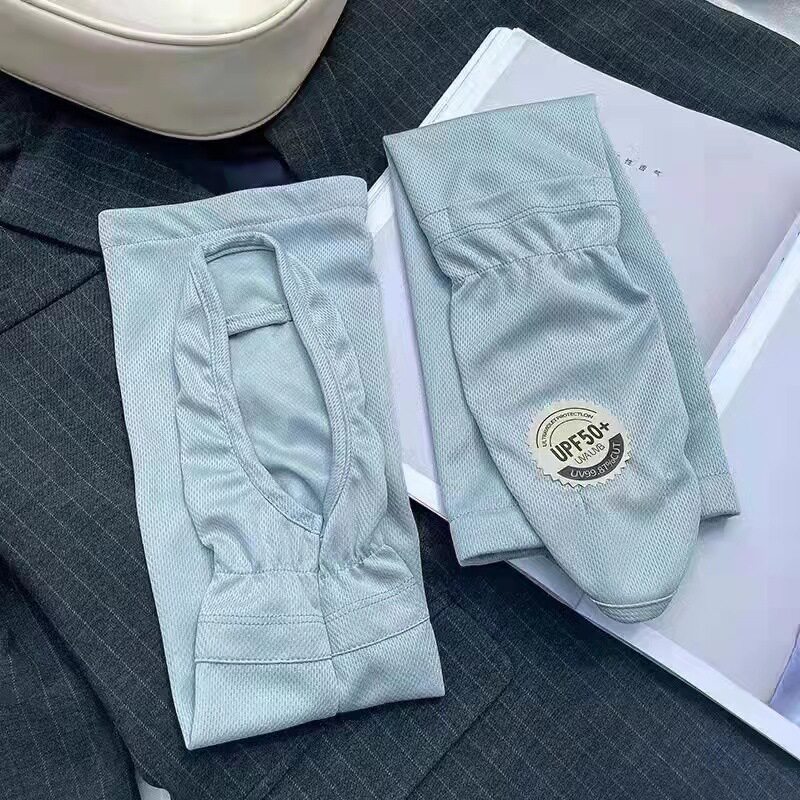 Driving sun protection gloves, ice silk sun protection sleeves, women's UV protection, cycling ice sleeves, arm guards, loose hand sleeves, summer