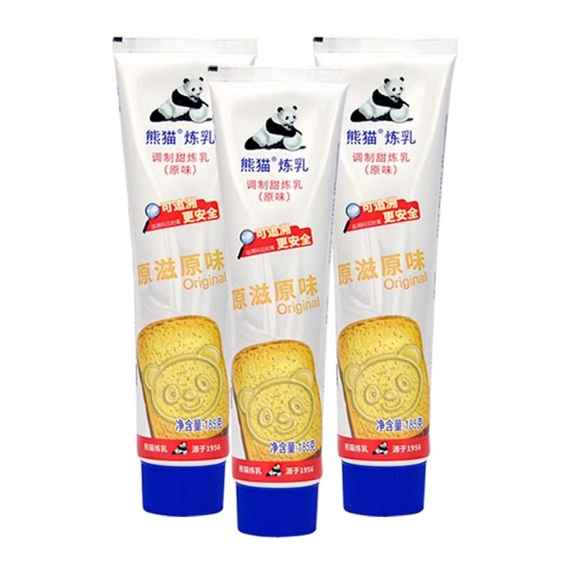 熊猫炼乳185g支装家用方便挤压涂抹馒头商用炼奶烘焙蛋挞咖啡奶茶,淘宝优惠券,粉丝福利购,淘宝优惠卷