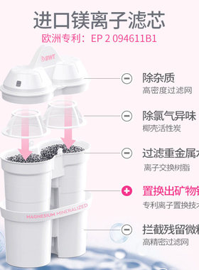 德国BWT倍世4.2L益家系列净水壶家用厨房大容量过滤水净水壶