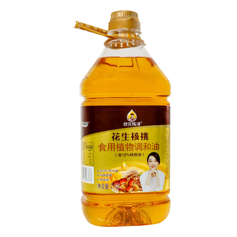 醇油坊核桃花生调和油2.72L装