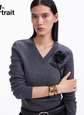 Self-Portrait金色镂空手镯