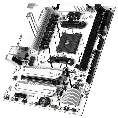 精粤B550主板ARGB排针AMD AM4游戏电脑台式机兼容4000/5000处理器 - 图3