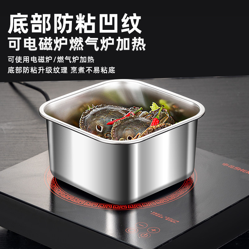 OAQWGE大容量316不锈钢保鲜盒凹凸底加深加厚备餐盒冰箱收纳盒,淘宝优惠券,粉丝福利购,淘宝优惠卷