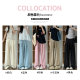 Pink Milky Ice Silk Yamamoto Pants Women's Summer Thin 2026 New High Waist Casual Small Straight Leg Wide Pants