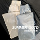 White Breast Pants Women's Summer Thin Style 2025 New Small High Waist Ice Silk Wide Leg Pants Textured Yamamoto Pants