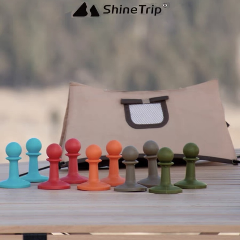 ShineTrip山趣防雷帽避雷帽户外野营帐篷营柱支撑杆卫兵顶针4只装 - 图2