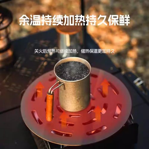 爱路客户外家用导热板锅具明火防烧黑煤燃气灶珐琅锅锅底隔热板 - 图3