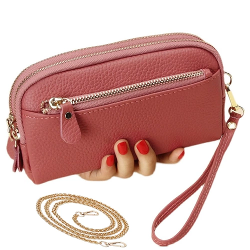 Маленькая сумка клатч, ключница для матери, кожаный кошелек, небольшая сумка, из натуральной кожи