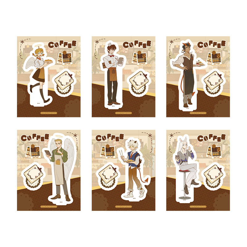 非人哉旗舰店万圣街香醇时光亚克力立牌闪粉板材桌面装饰周边摆件,淘宝优惠券,粉丝福利购,淘宝优惠卷