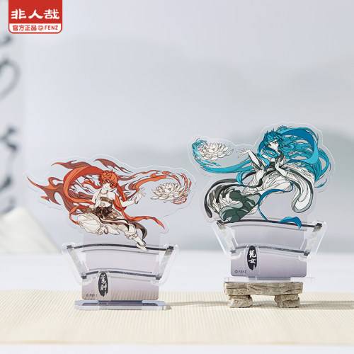 非人哉旗舰店仙山琼阁系列亚克力立牌哪吒动漫角色收藏桌面摆件 - 图1