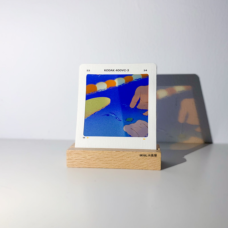 插画来图艺术微喷定制透明光影胶片反转片书签伴手礼创意艺术品_虎窝淘