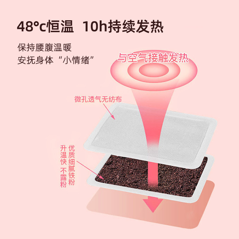 变脸猫暖贴宝宝贴大姨妈贴宫暖自发热暖身调理保暖女热贴10片装