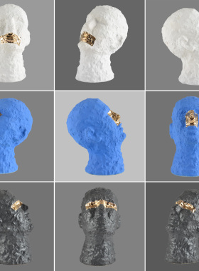 软装饰品艺术摆件抽象人物雕塑