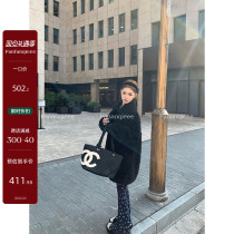 Tomato-Man Rich Family Mansion Woman Turned Horn Button Imitation Teddy Lamb Fur Coat Imitation Leather Turf Fur One-piece Blouse