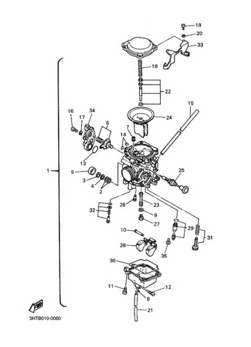 SR400化油器小真空膜93-00款-图0