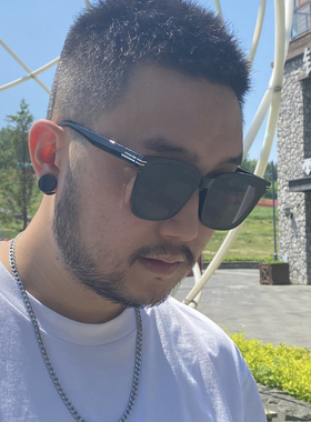 TR90偏光方形大框太阳镜防紫外线