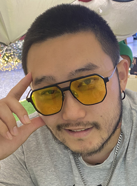 铝镁套镜磁吸大框偏光眼镜配近视