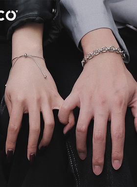 情侣手链一对男女可调节