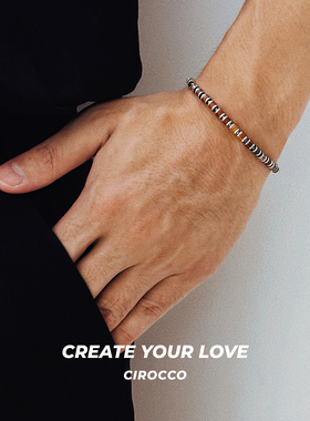 CCO细珠手串单条复古仿水晶