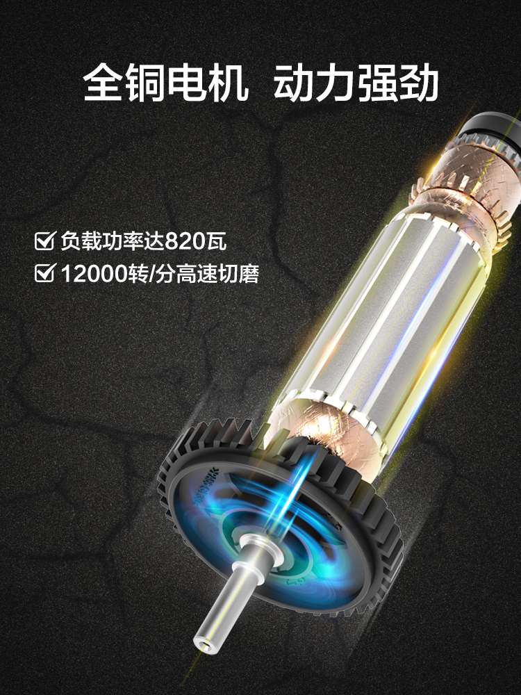 威克士角磨机WE700B多功能磨光机小型切割机打磨机抛光机电动工具 - 图0