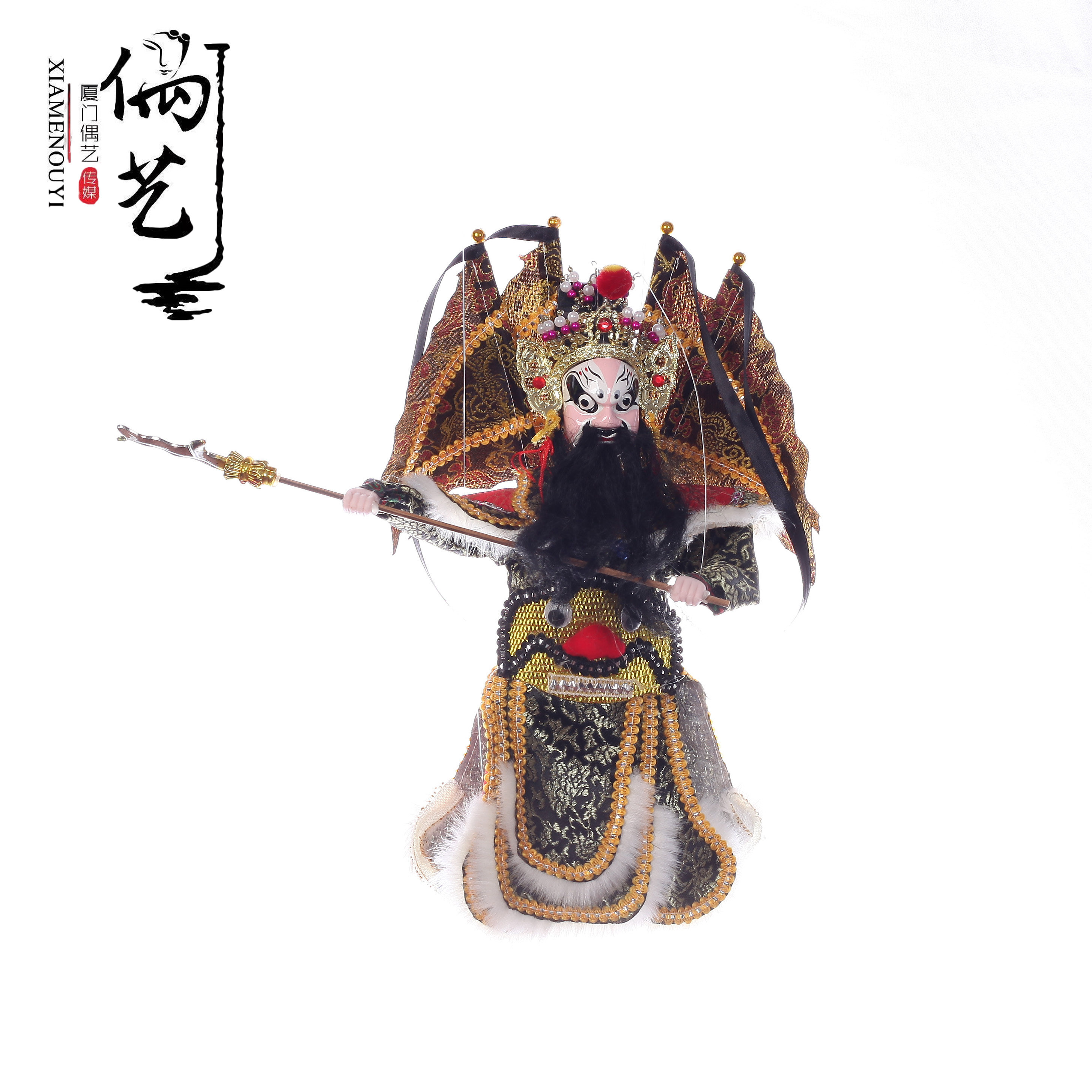 提线木偶五虎将儿童木偶玩具福建非遗传统艺术研学新款摆件