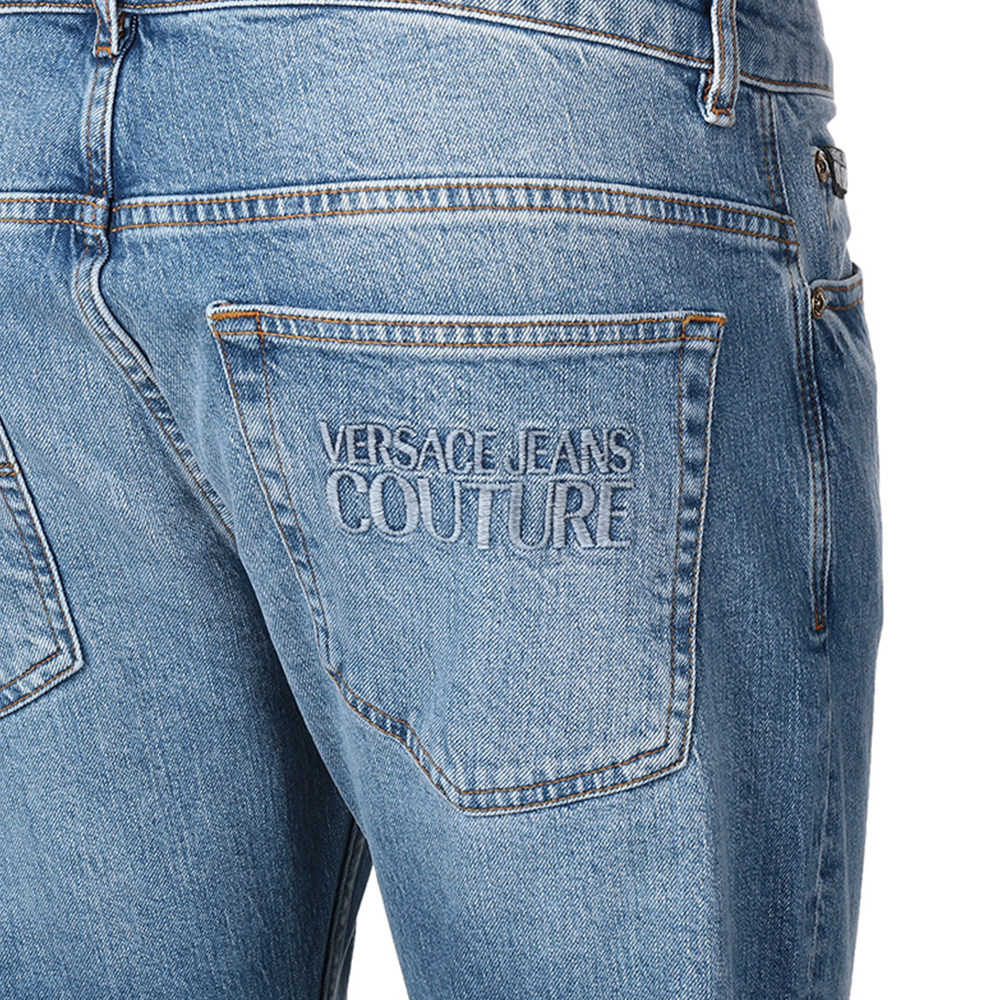 versace范思哲男士时尚浅蓝色 魅力惠海外折扣直营休闲裤