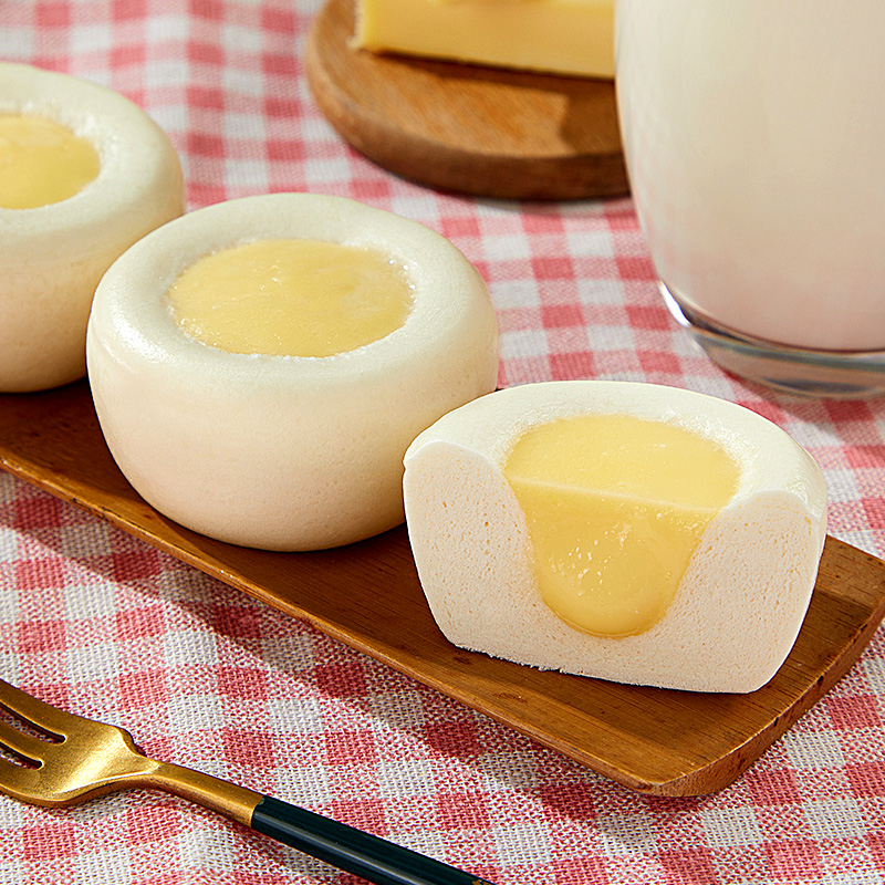 Yasui milk cheese steamed buns children's breakfast semi-finished products