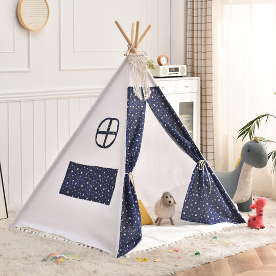 ins儿童帐篷室内游戏屋印第安帐篷男女孩宝宝玩具屋小房子
