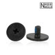 Screw cross notebook flat head