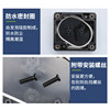 Waterproof junction box three-layer ABS black plastic waterproof
