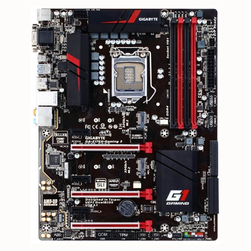 充新技嘉Z170X-Gaming 3超频Z170主板1151 DDR4替Z270 6789代E3V5-图3