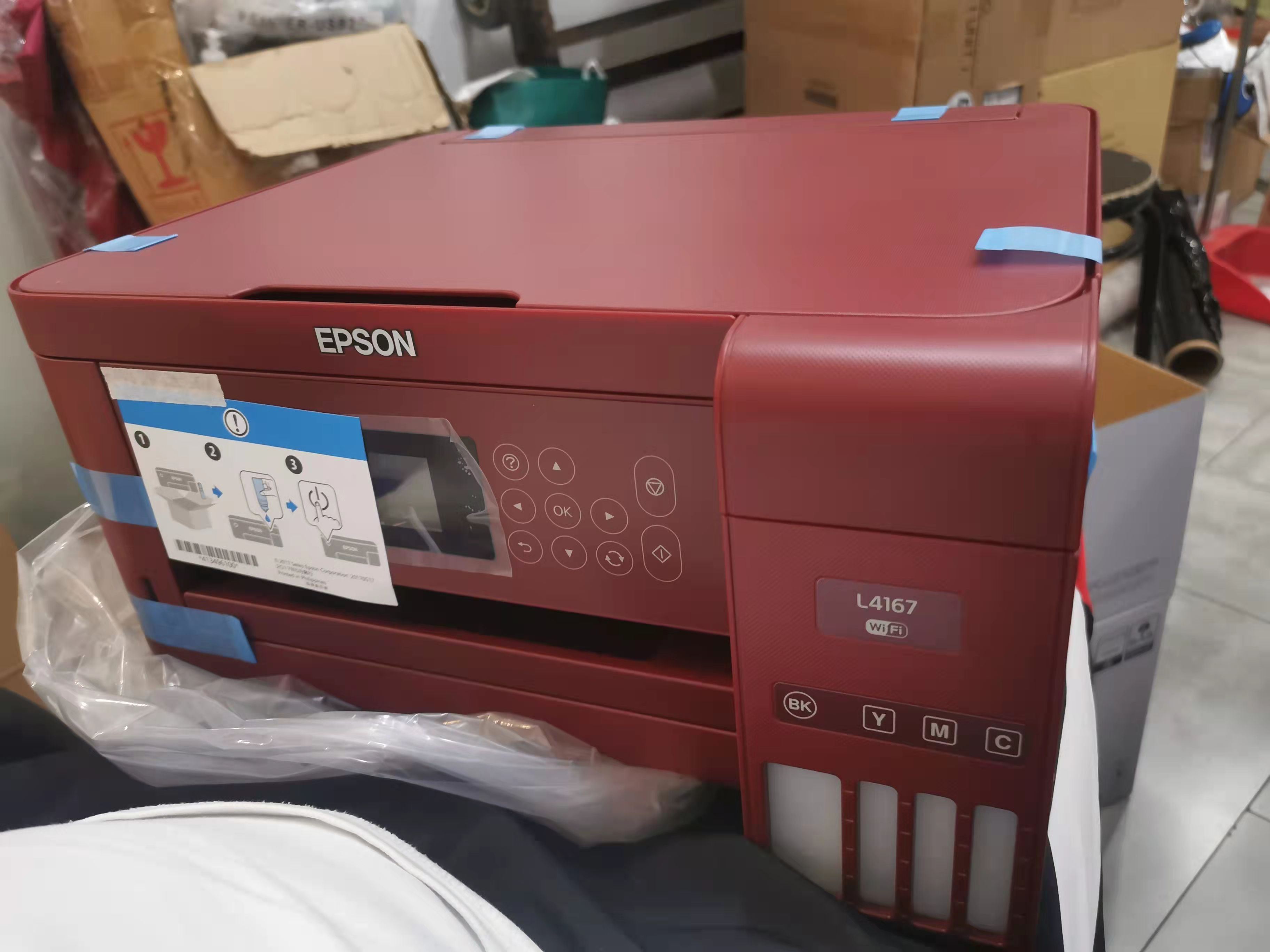 Epson爱普生L4268L4266L4168喷墨墨仓家用学生无线复印双面打印机-图1