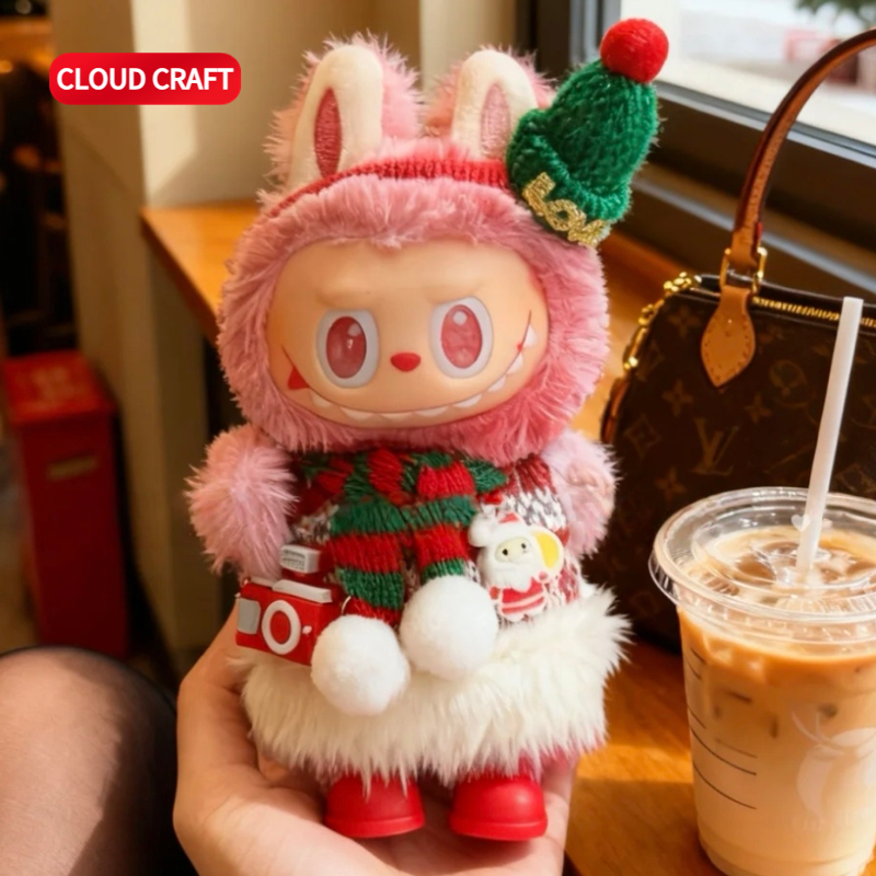 适用拉布布三代娃衣圣诞款衣服套装labubu一二三代搪胶玩偶着替,淘宝优惠券,粉丝福利购,淘宝优惠卷