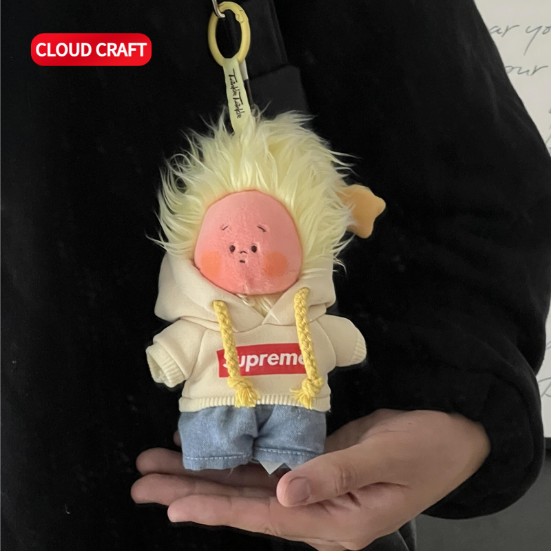 适用CRYBABY哭娃娃衣潮流卫衣套装搪胶脸玩偶毛绒挂件替换装,淘宝优惠券,粉丝福利购,淘宝优惠卷